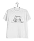 CURIOSITY KILLED THE CAT Nerd Wordplay Casual Graphic Printed T-Shirt for Men